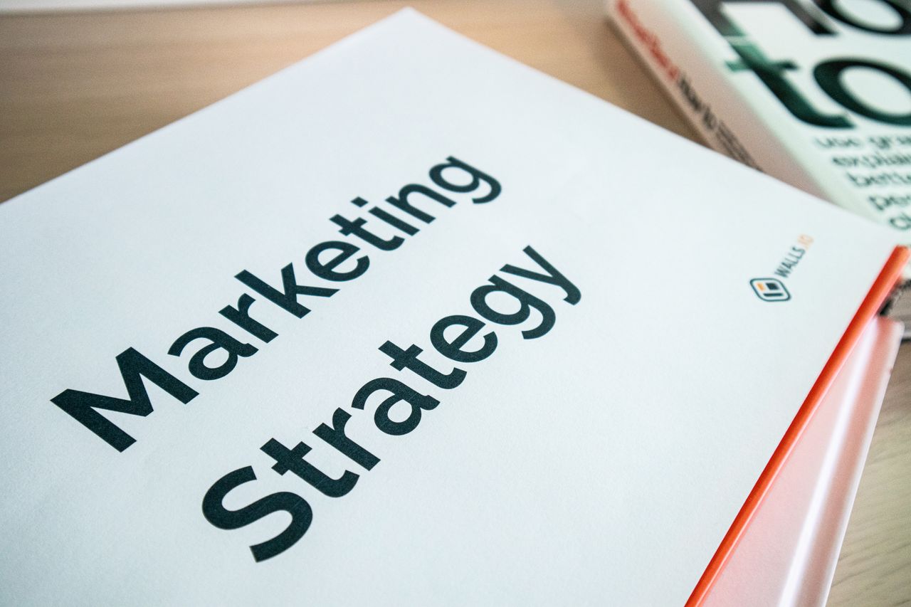 Crafting Captivating Headlines: Your awesome post title goes here Close-up of a marketing strategy document on a desk, ideal for business content.